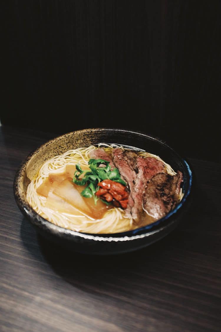 Wagyu Soba Hot Soup