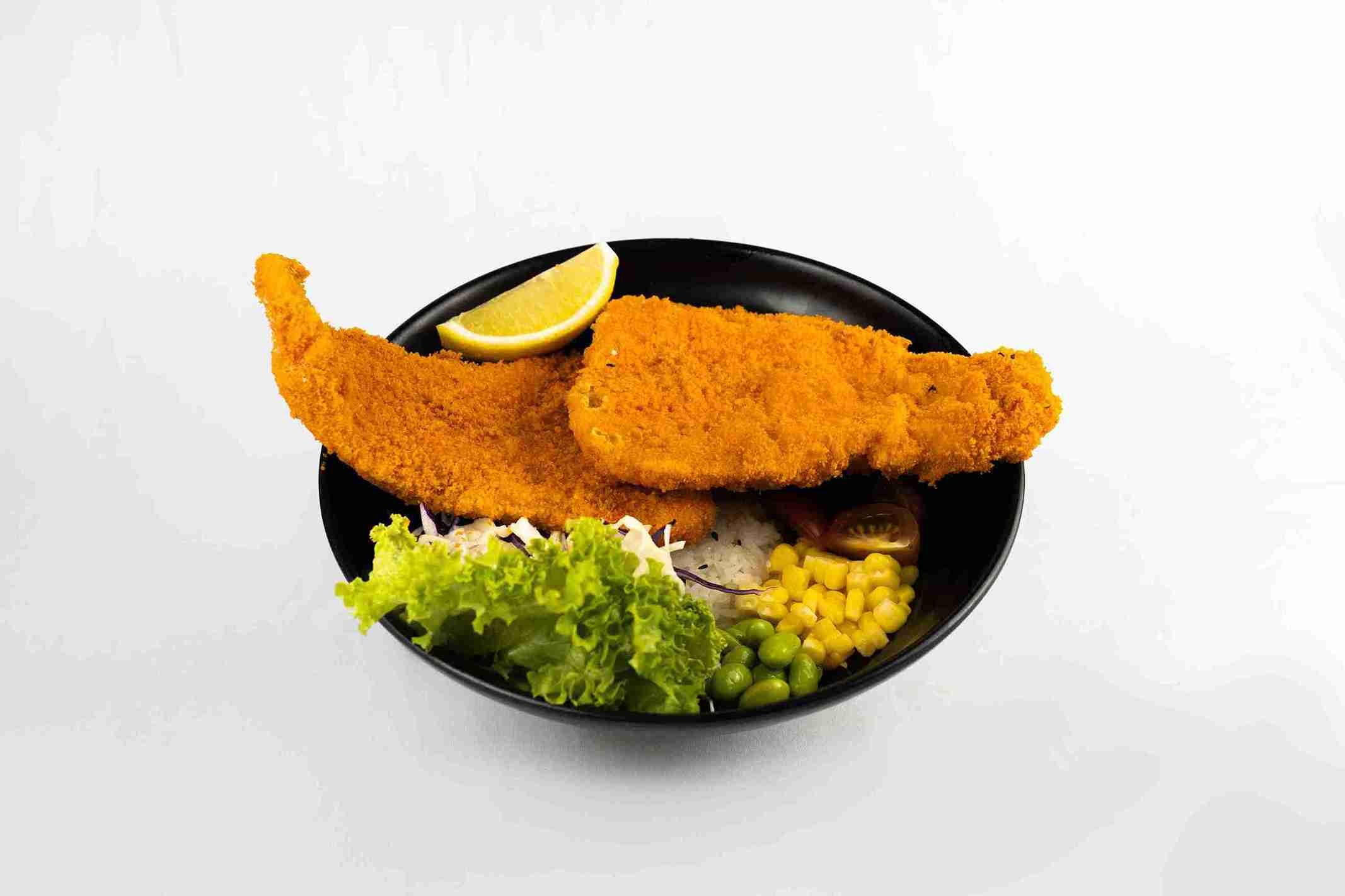 Teppan Fish Fillets with Rice