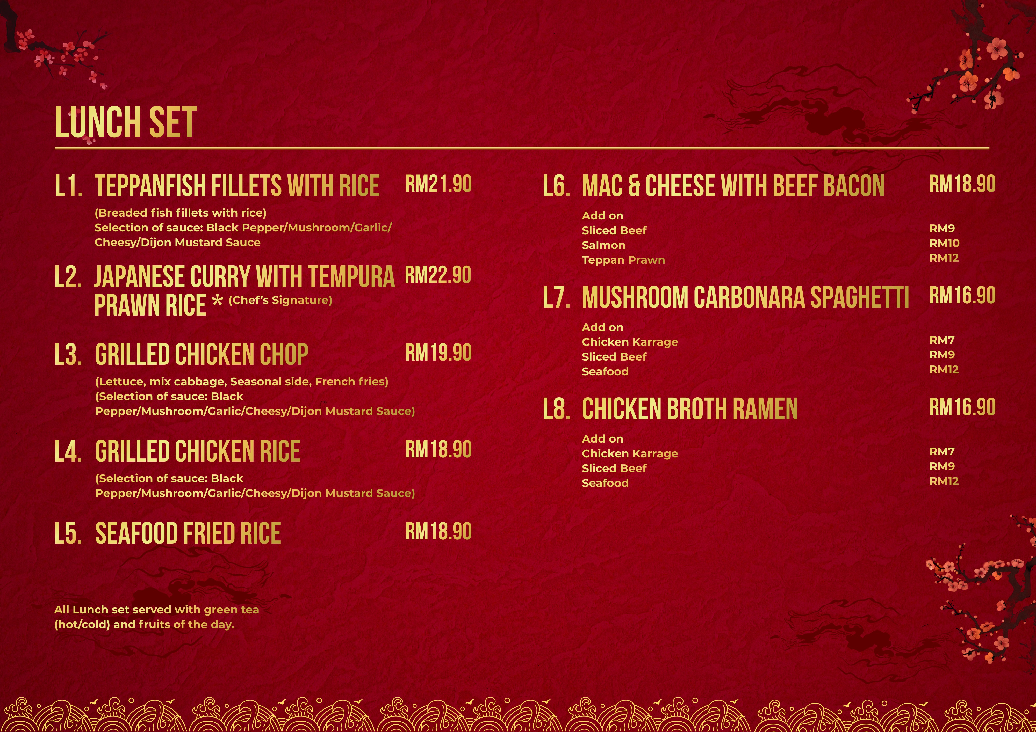 Menu Page 2